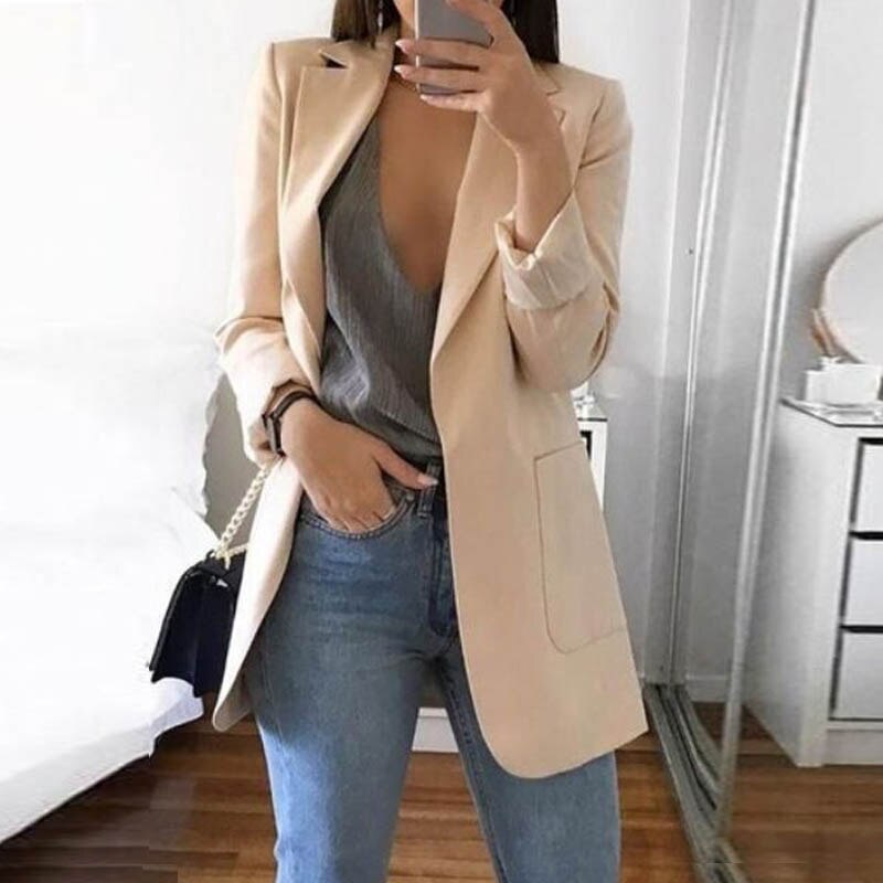 Casual Long Sleeve Business Suit