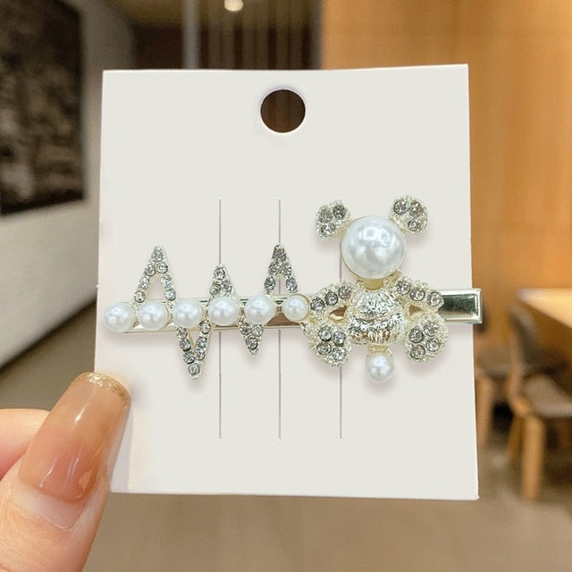 Rhinestone Fairy Hairpins