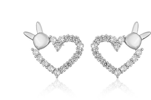 Heart Stud Earrings