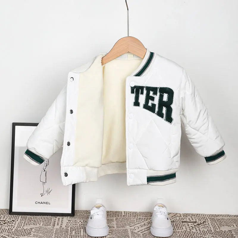 Kinder Baseball "BETTER" Bomber Jacket