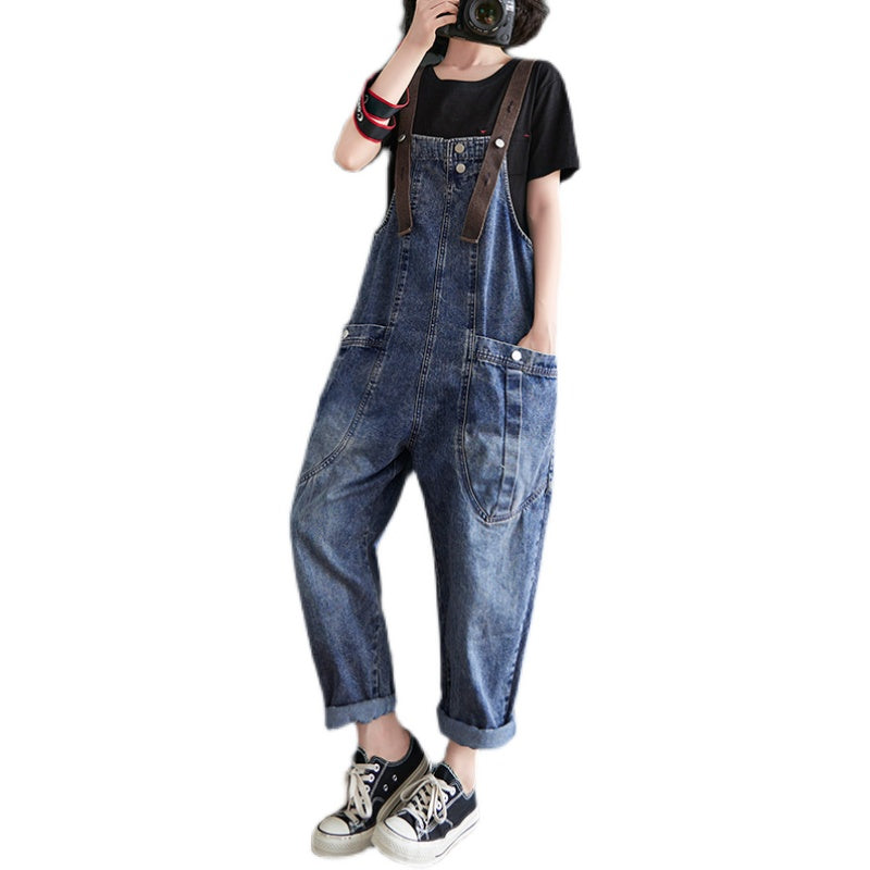 Washed Denim Overall