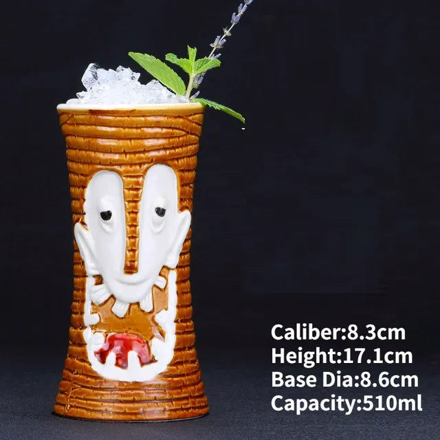 Hawaii Ceramic Tiki Mugs