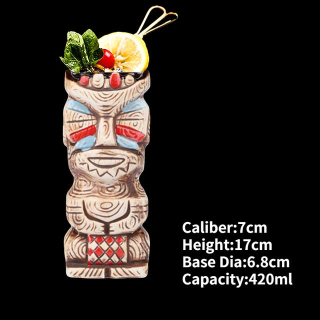 Hawaii Ceramic Tiki Mugs