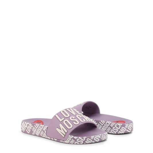 Pretty Purple Slide Sandals