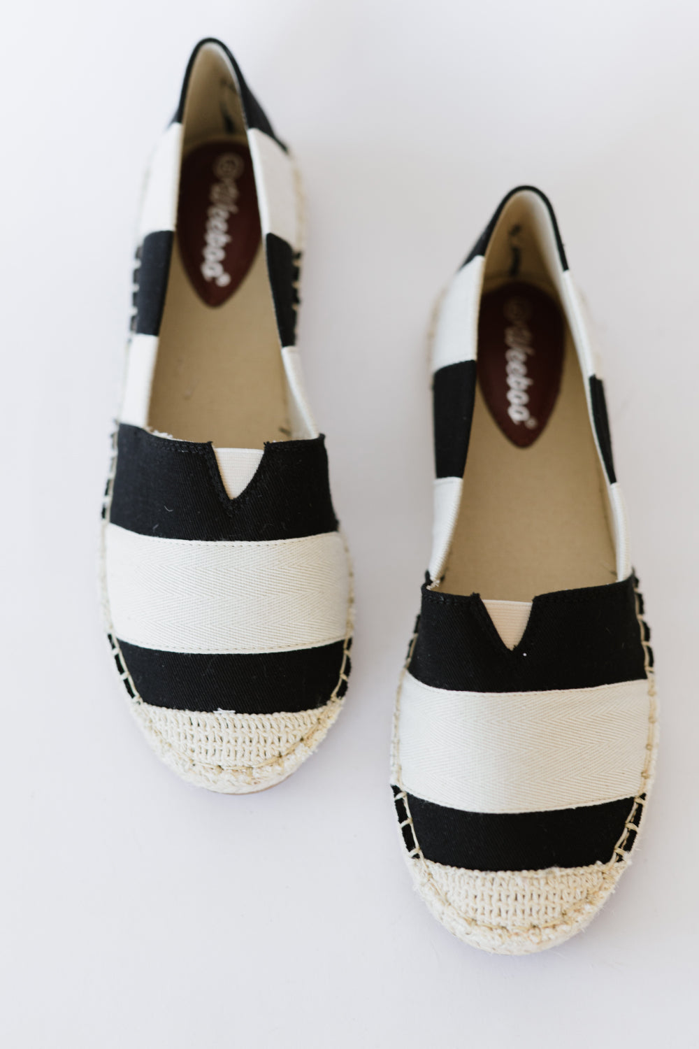 Casual Striped Espadrille Shoes