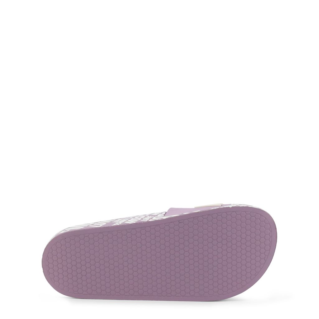 Pretty Purple Slide Sandals