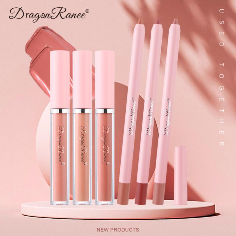 4pcs Lip Gloss Lip Liner Pen Set